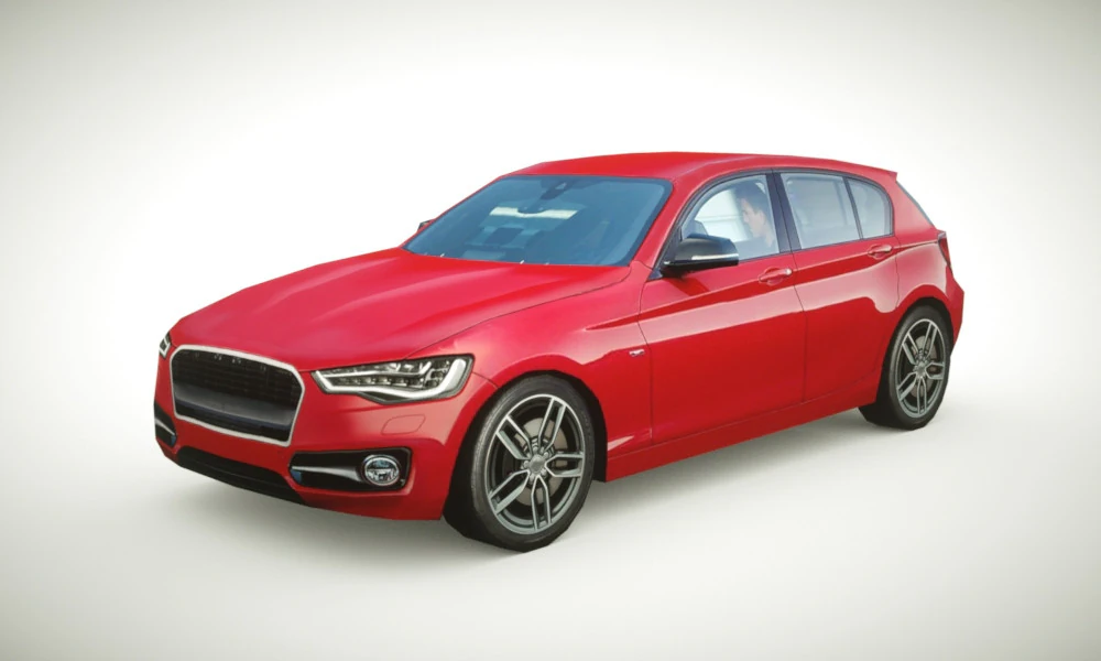 Generic Coupe v2 3D Модель .c4d .max .obj .3ds .fbx .stl .blend 