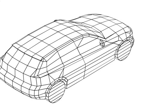 Generic Coupe v2 3D Model