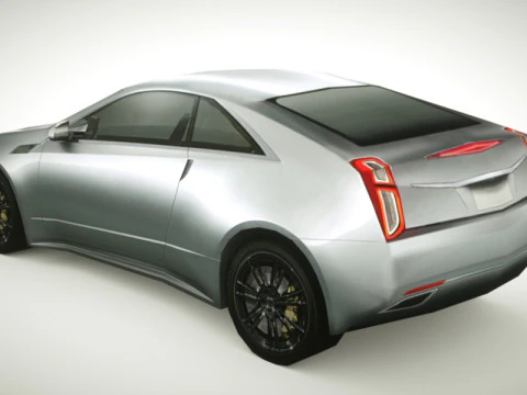Generic Coupe v3 Low-poly 3D Model
