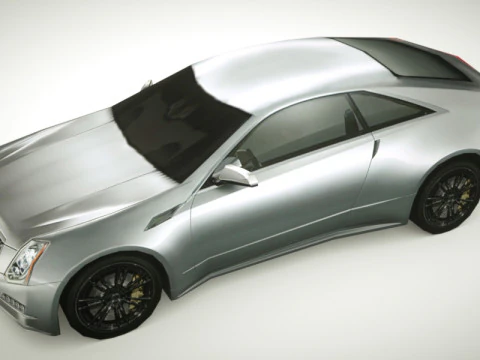 Generic Coupe v3 Low-poly 3D Model