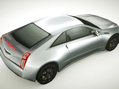 Generic Coupe v3 Low-poly 3D Model