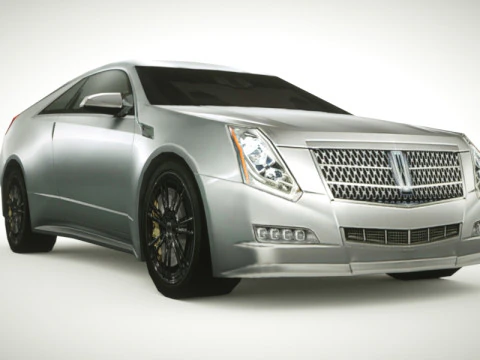 Generic Coupe v3 Low-poly 3D Model