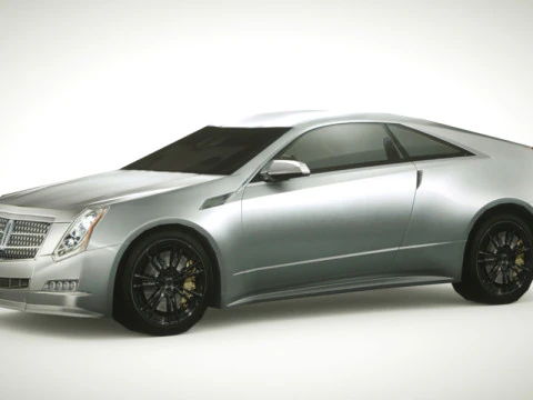 Generic Coupe v3 Low-poly 3D Model