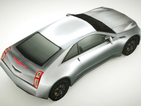 Generic Coupe v3 Low-poly 3D Model
