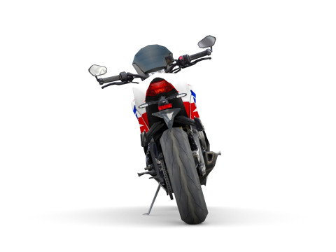 Generic Sportbike Motorcycle 01 3D Модель