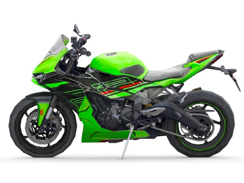 Motocicleta Sportbike Gen&eacute;rica 02 Modelo 3D