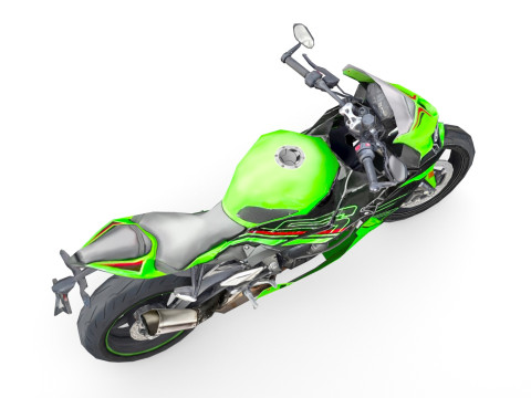 Generic Sportbike Motorcycle 02 Modelo 3D