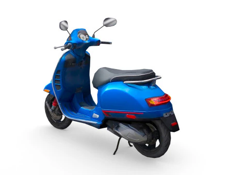 Generic Motor Scooter v1 3D Model