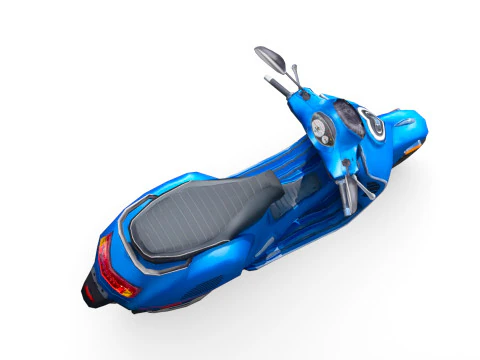 Generic Motor Scooter v1 3D Model