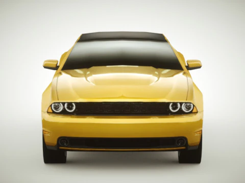 Muscle-car gen&eacute;rico v2 Modelo 3D