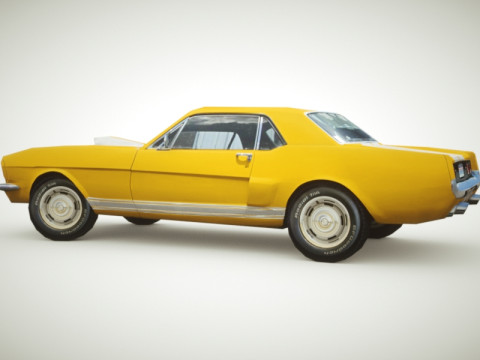 Generic Muscle-car v3 Multicolors 3D 模型
