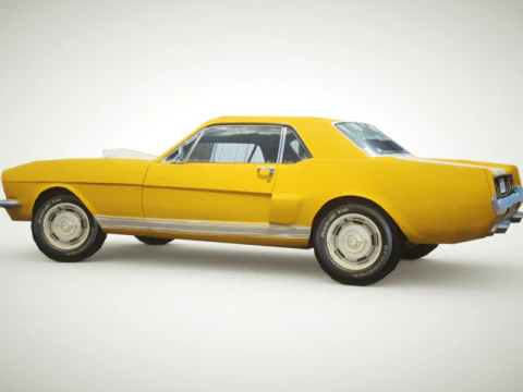 Generic Muscle-car v3 Multicolors 3D Model