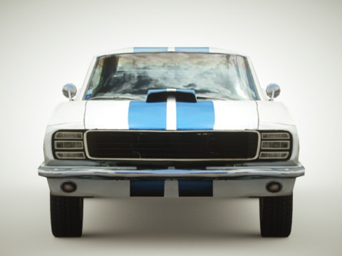 Generic Muscle-car v3 Multicolors 3D 模型