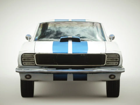 Generic Muscle-car v3 Multicolors 3D Model