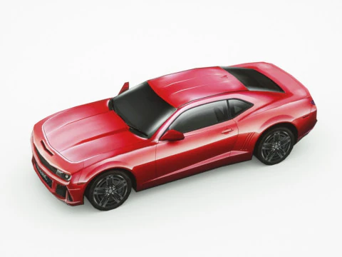 Muscle car generica v4 Modello 3D