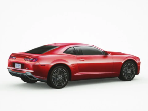 Muscle car generica v4 Modello 3D