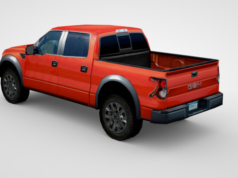 Generic Pickup v1 3D 模型