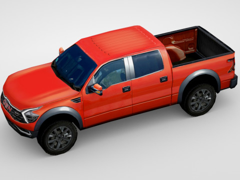 Generic Pickup v1 3D 模型