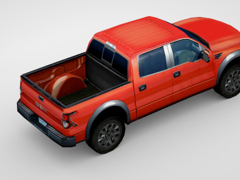 Generic Pickup v1 3D 模型