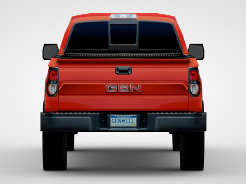 Generic Pickup v1 3D 模型
