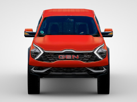 Generic Pickup v1 3D 模型