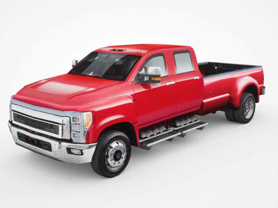 Generic Pickup v3 3D Model .c4d .max .obj .3ds .fbx .stl .blend 