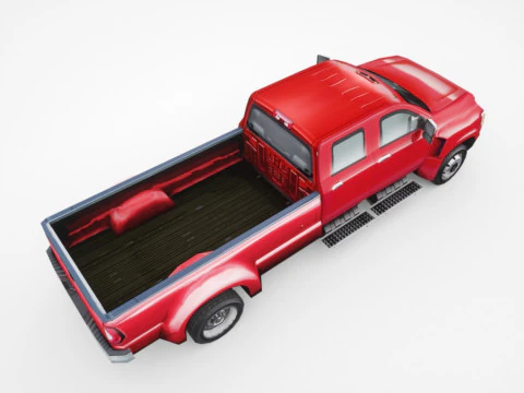 Generic Pickup v3 3D Model