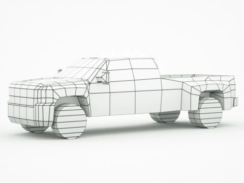 Pickup generico v5 Modello 3D