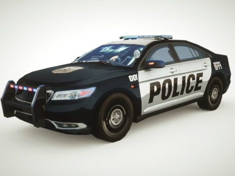 Generic Police v3 3D मॉडल