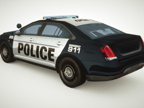 Generic Police v3 3D Модель