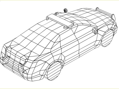 Generic Police v3 3D Модель