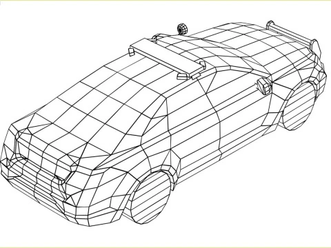 Polizia generica v3 Modello 3D