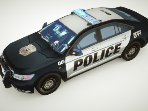 Generic Police v3 3D Модель