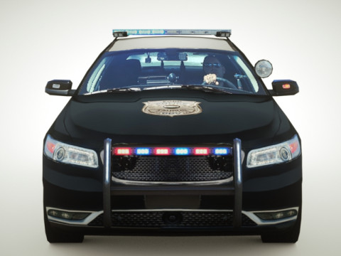 Generic Police v3 3D Модель