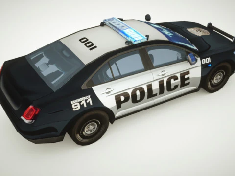 Polizia generica v3 Modello 3D