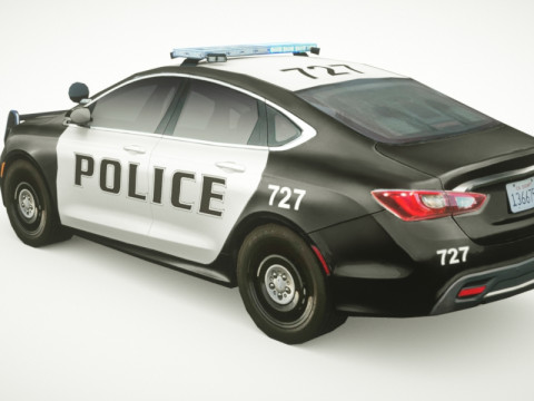 Generic Police v5 Sedan Modelo 3D