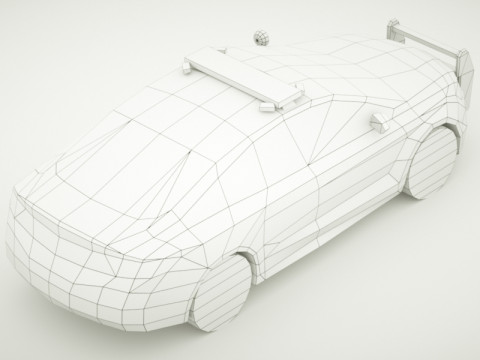 Generic Police v5 Sedan Modelo 3D
