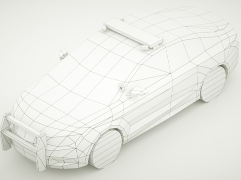 Generic Police v5 Sedan Modelo 3D