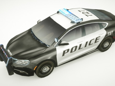 Generic Police v5 Sedan Modelo 3D