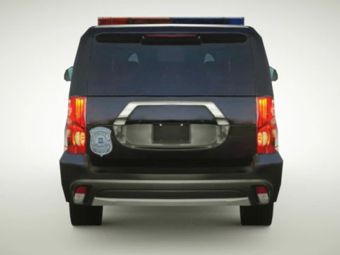 SUV generico della polizia v6 Modello 3D
