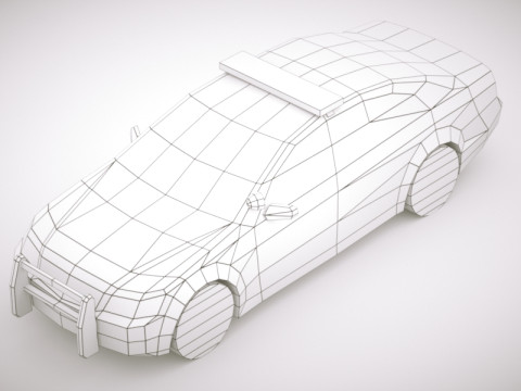 Generic Police v7 Sedan Modelo 3D