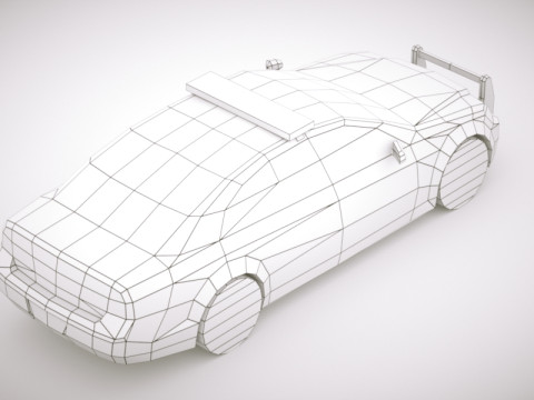 Generic Police v7 Sedan Modelo 3D
