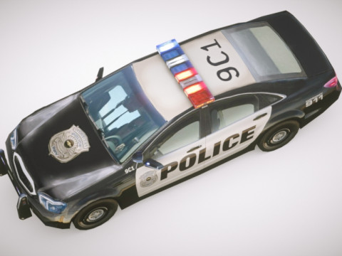 Generic Police v7 Sedan Modelo 3D