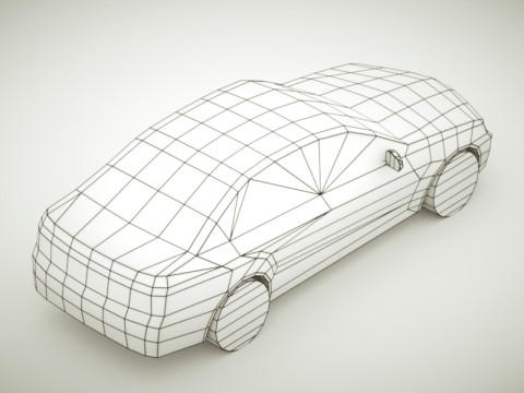 Generic Sedan v1 3D Model