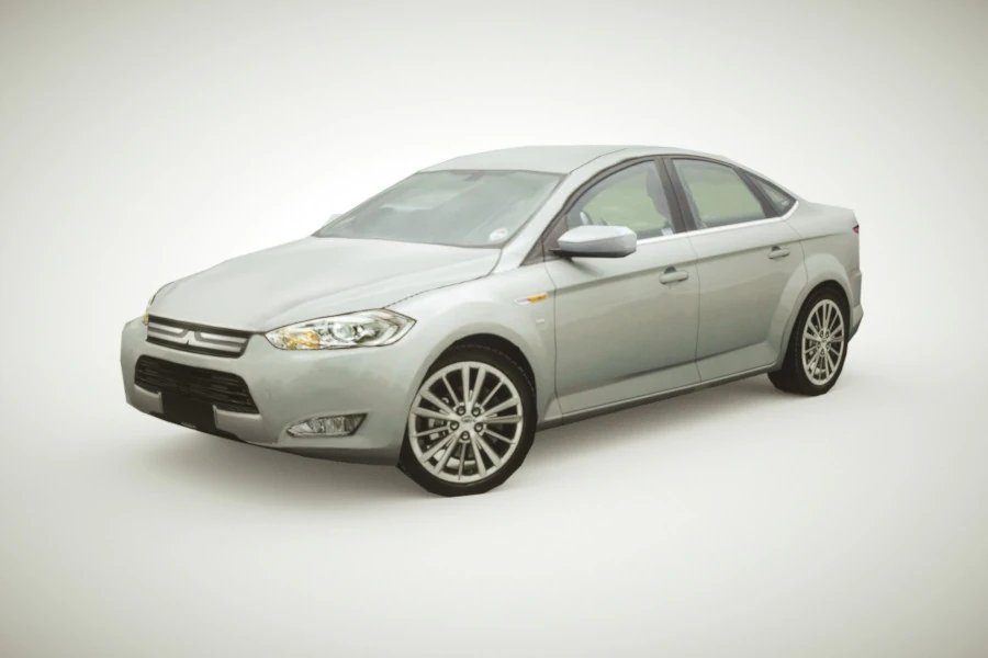 Generic Sedan v2 3D Model .c4d .max .obj .3ds .fbx .stl .blend 