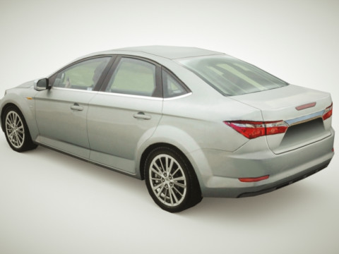 Generic Sedan v2 Model 3D
