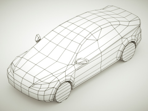 Generic Sedan v2 Model 3D