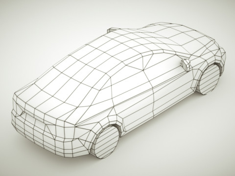 Generic Sedan v2 Model 3D