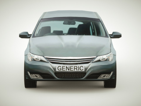 Generic Sedan v3 3D Model