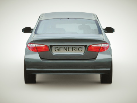 Generic Sedan v3 3D Model